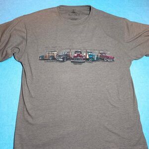 Newport Men's Grey and Brown T-shirt
